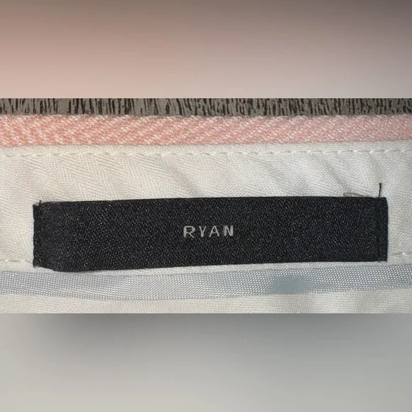 Banana Republic Ryan Herringbone Pants (Pink, Size 8, Excellent Condition) - Picture 7 of 8